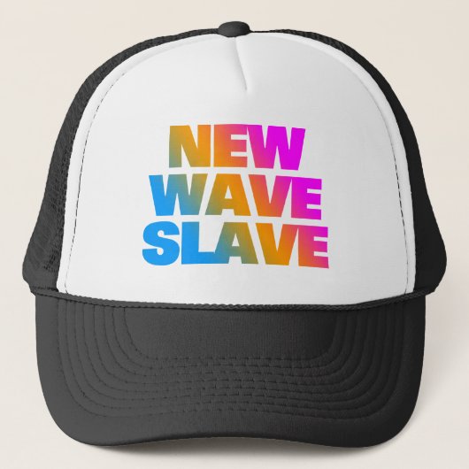 COREY TIGER 80'S NEW WAVE SLAVE TRUCKERKAPPE (Vorderseite)