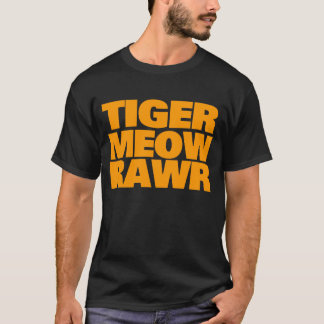 COREY TIGER 80's ORANGE TIGER MEOW RAWR T-Shirt