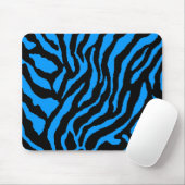 COREY TIGER 80'S RETRO BLUE BLACK STRIPES MOUSEPAD (Mit Mouse)