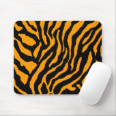 COREY TIGER 80'S RETRO ORANGE BLACK STRIPES MOUSEPAD (Mit Mouse)