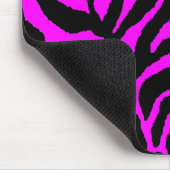 COREY TIGER 80'S RETRO PINK BLACK STRIPES MOUSEPAD (Ecke)