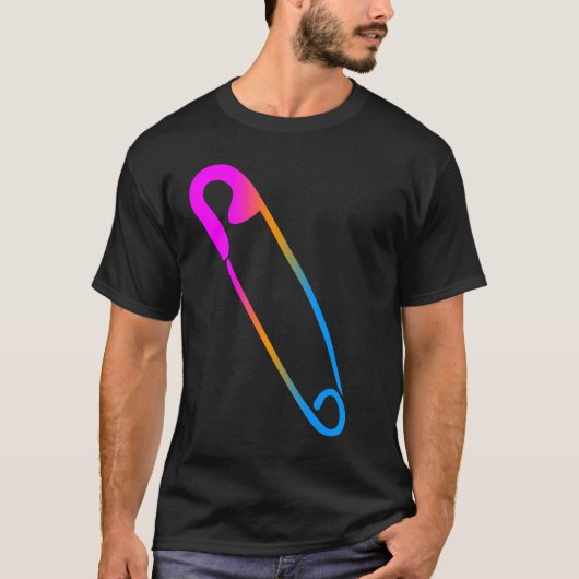 COREY TIGER 80's SICHERHEITSBUTTON T-Shirt (Vorderseite)