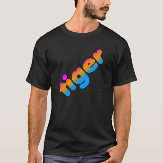 COREY TIGER 80's TIGER NIEDLICH T-Shirt (Vorderseite)