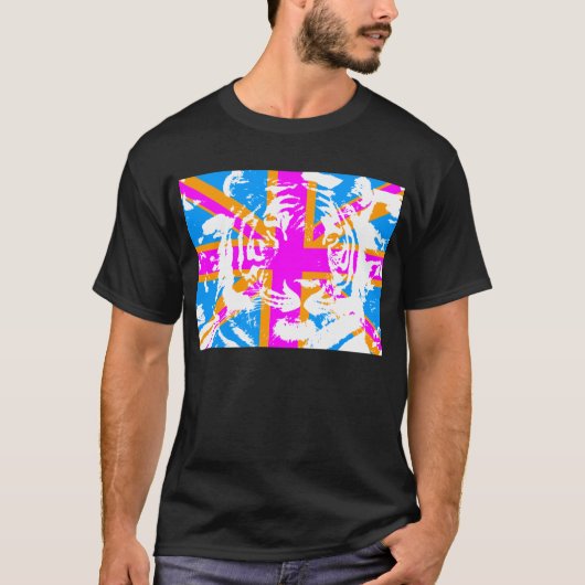 COREY TIGER 80's UK TIGER FACE T-Shirt (Vorderseite)