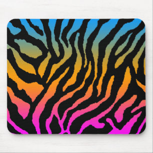 COREY TIGER-Achtzigerjahre RETRO SCHWARZE Mousepad
