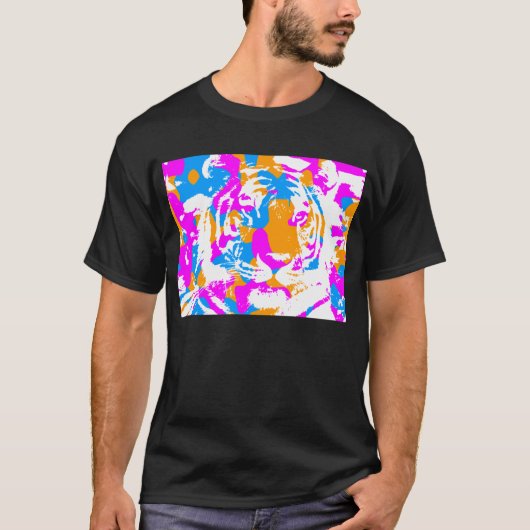 COREY TIGER CAMOUFLAGE TIGER FACE T-Shirt (Vorderseite)