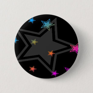 COREY TIGER-JAHR-RETRO DISCO-STERNE BUTTON