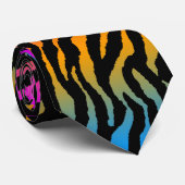 COREY TIGER NEUER WAVE STRIPE TIGER KRAWATTE (Gerollt)