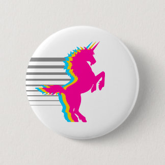 COREY TIGER RETRO VINTAG UNICORN DER 80er Jahre Button