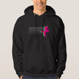 COREY TIGER RETRO VINTAG UNICORN DER 80er Jahre Hoodie