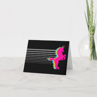 COREY TIGER RETRO VINTAG UNICORN DER 80er Jahre Karte