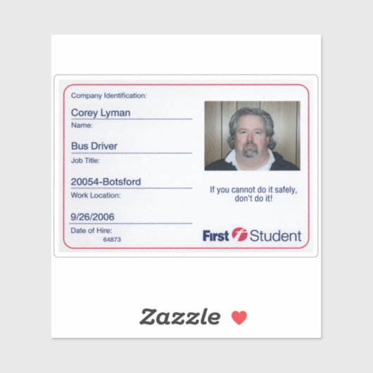Coreys erstes Schülerabzeichen Aufkleber (Blatt)