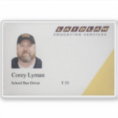 Corey's Laidlaw Abzeichen Aufkleber (Vorderseite)