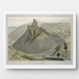 Corfe Castle, aus 'A Voyage Around Great Britain Fotoplatte