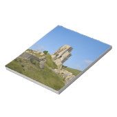 Corfe Castle, Corfe, Dorset, England Notizblock (Rotiert)