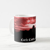 Corfe Castle, Dorset Kaffeetasse (Vorderseite Links)