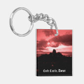 Corfe Castle, Dorset Schlüsselanhänger (Vorderseite links)