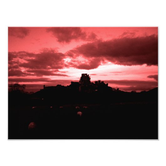 Corfe Castle Fotodruck (Vorne)