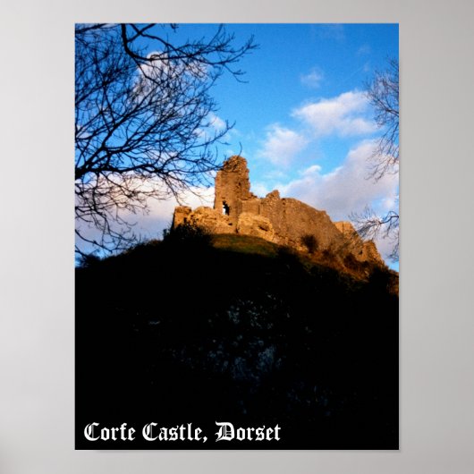 Corfe Castle Poster (Vorne)