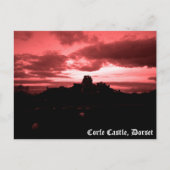 Corfe Castle Postkarte (Vorderseite)