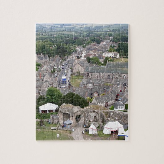 Corfe Schloss, Dorset, England Puzzle (Vertikal)