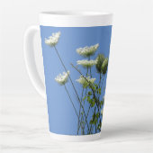 Corfu Cream Wildblumen Latte Tasse (Linke Ecke)