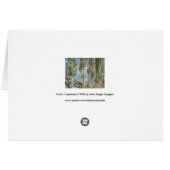 Corfu Cypresses von John Singer Sargent (Rückseite Horizontal)