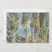 Corfu Cypresses von John Singer Sargent (Vorderseite)