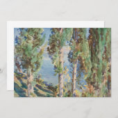 Corfu Cypresses von John Singer Sargent (Vorne/Hinten)