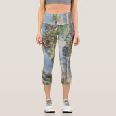 Corfu Cypresses von John Singer Sargent Capri Leggings (Vorderseite)