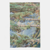 Corfu Cypresses von John Singer Sargent Geschirrtuch (Vertikal)