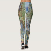 Corfu Cypresses von John Singer Sargent Leggings (Rückseite)