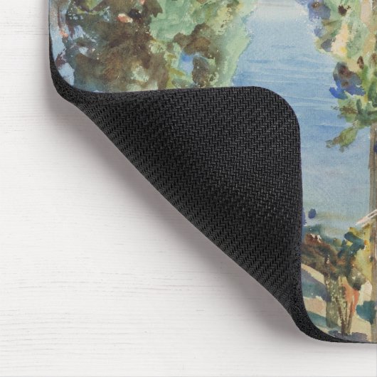 Corfu Cypresses von John Singer Sargent Mousepad (Ecke)