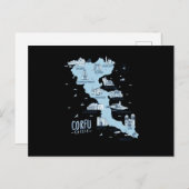 Corfu Greece Corfu Postkarte (Vorne/Hinten)