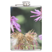 Corfu Lilac Wildblumen Flachmann (Vorderseite)