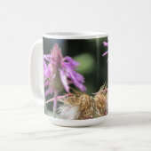 Corfu Lilac Wildblumen Kaffeetasse (Vorderseite Links)