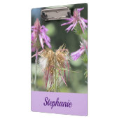 Corfu Lilac Wildblumen Klemmbrett (Links)