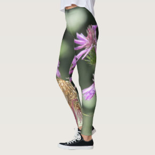 Corfu Lilac Wildblumen Leggings