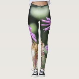Corfu Lilac Wildblumen Leggings