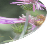 Corfu Lilac Wildblumen Schneidebrett (Ecke)