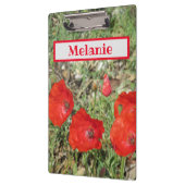 Corfu Red Poppies Klemmbrett (Links)