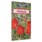 Corfu Red Poppies Klemmbrett (Rechts)