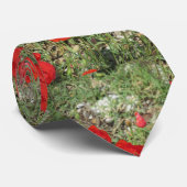 Corfu Red Poppies Krawatte (Gerollt)
