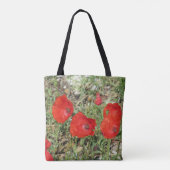 Corfu Red Poppies Tasche (Rückseite)