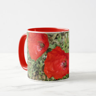 Corfu Red Poppies Tasse