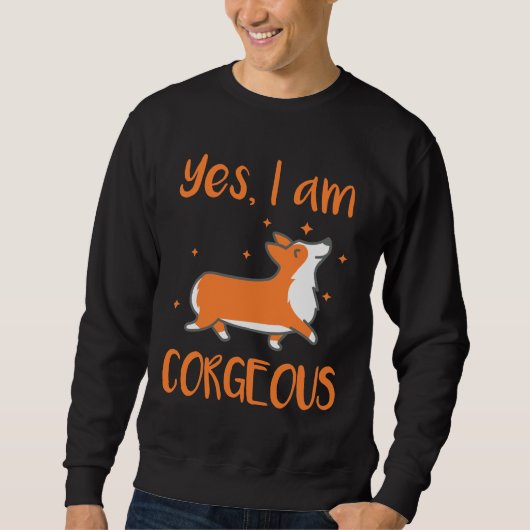 Corgeous Corgi Sweatshirt (Vorderseite)