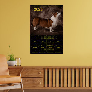 Corgi 2026 Wandkalender Poster
