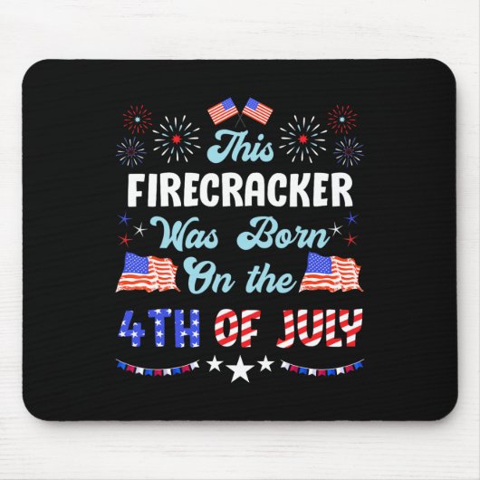 Corgi 4. Juli Geschenke für Hundebesitzer Männer F Mousepad (Vorne)