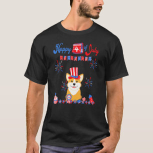 Corgi 4. Juli Pembroke Welsh Corgi Unabhängigkeit T-Shirt