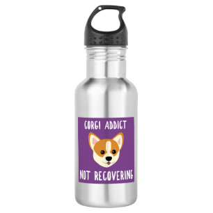 Corgi Addict nicht wiederherstellen Edelstahlflasche